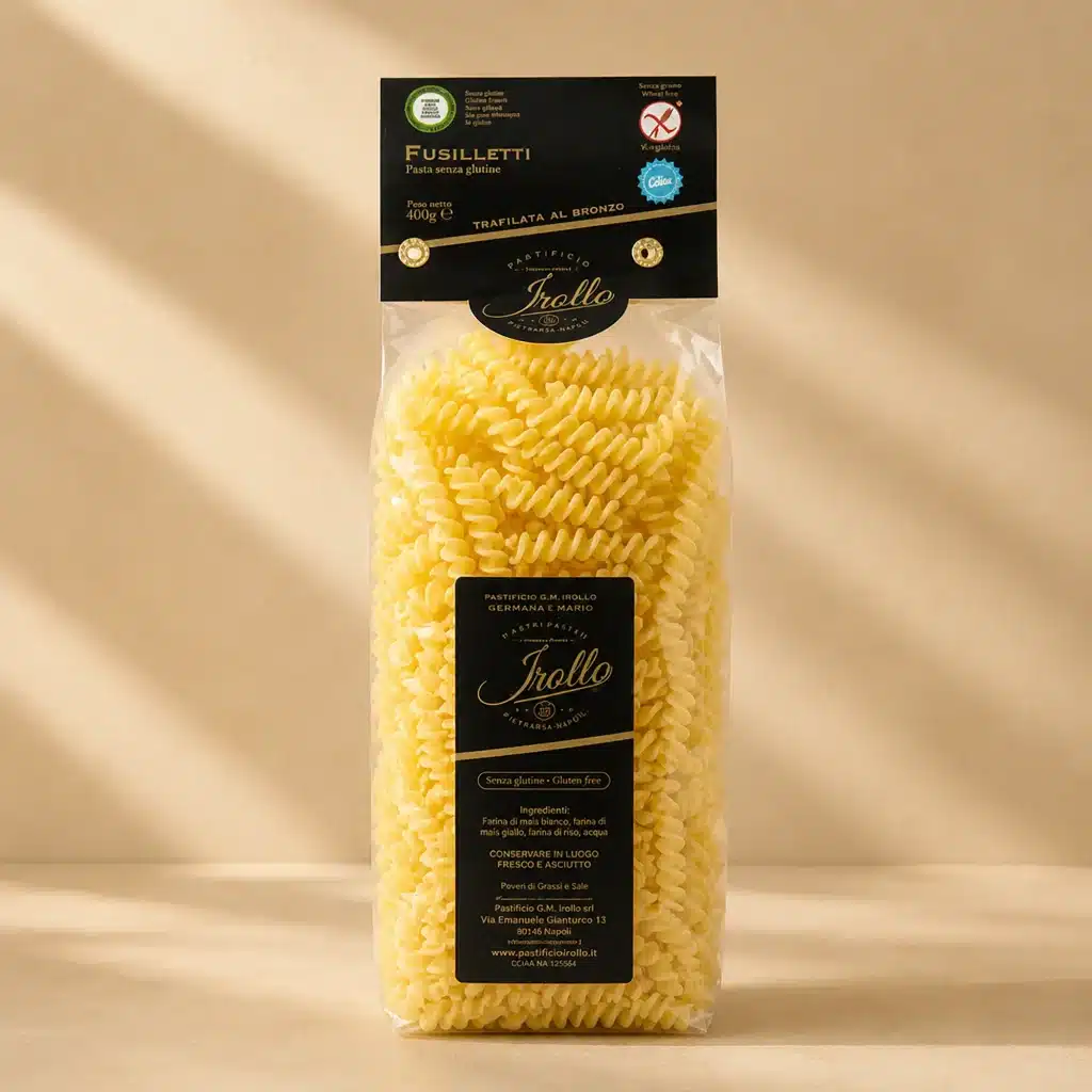 Fusilletti Irollo Pasta Ecológica Pasta Sin Gluten