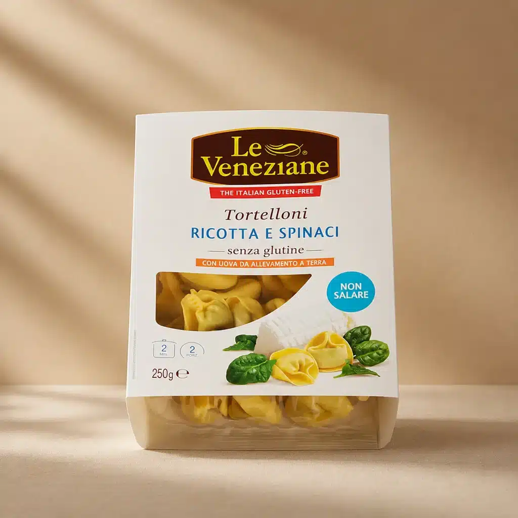 Magnífica pasta rellena sin gluten para cualquier ocasión. Un tortelloni sabroso y diferente.